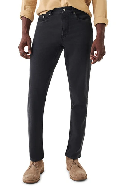 Faherty Stretch Terry 5-pocket Pants In Onyx Black