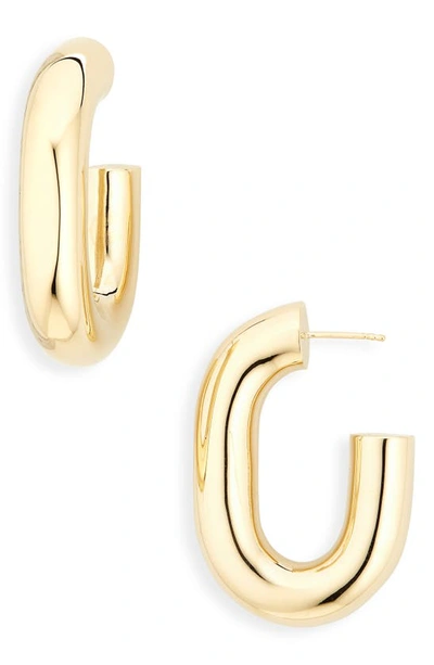Paco Rabanne Earrings Xl Link In Gold