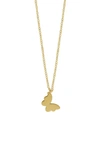 Bony Levy 14k Gold Mini Butterfly Pendant Necklace In 14k Yellow Gold
