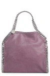 Stella Mccartney Mini Falabella Faux Leather Tote In 5162 Amethyste