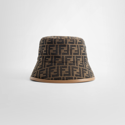 Fendi Hats In Brown