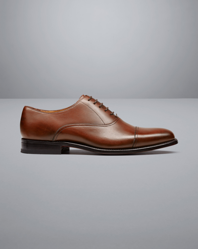 Charles Tyrwhitt Leather Oxford Shoes In Neutral