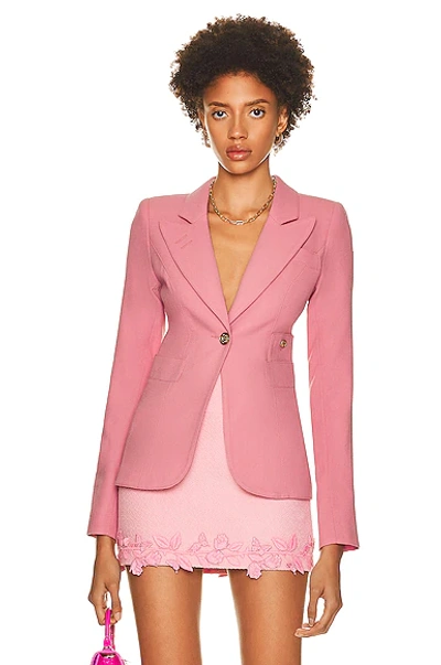 Smythe Classic Duchess Blazer In Rethink Pink