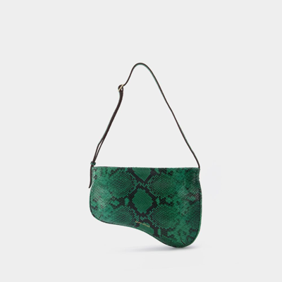 Manu Atelier Curve Bag In Green