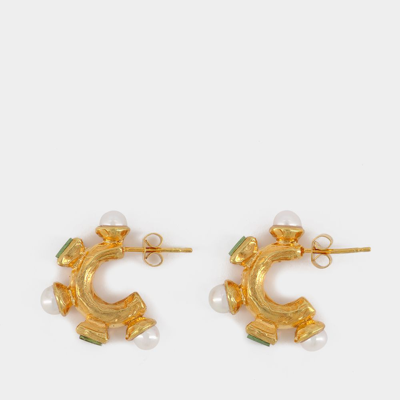 Alighieri The Traveller's Path Earrings In Gold