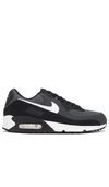 Nike Air Max 90 Sneakers In White And Black In Iron Grey  White  Dark Smoke Grey & Blac