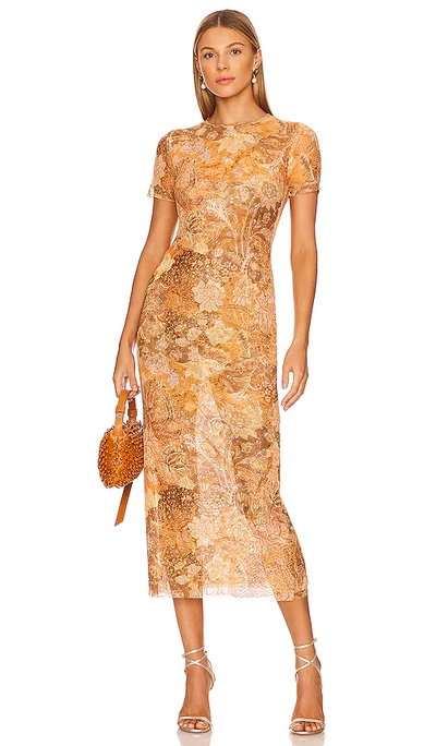 Misa Vanessa 裙子 – Golden Batic In Golden Batik