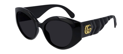 Gucci Gg0809s W 001 Cat Eye Sunglasses In Grey