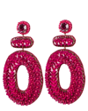 DEEPA GURNANI BRITT SEQUIN OVAL DROP EARRINGS