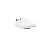 PALM ANGELS WHITE LOGO LOW-TOP LEATHER SNEAKERS,PBIA005F22LEA001014618036398