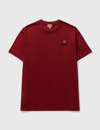 Kenzo Boke Flower Patch Round-neck T-shirt In Red