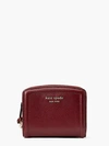Kate Spade Knott Small Compact Wallet In Autumnal Red
