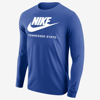 Nike Men's College 365 (tennessee State) Long-sleeve T-shirt In Blue