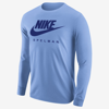 Nike Men's College 365 (spelman) Long-sleeve T-shirt In Blue