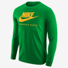 Nike Men's College 365 (norfolk State) Long-sleeve T-shirt In Green