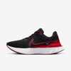 Nike React Infinity Run Flyknit 3 "black University Red" Sneakers In Black