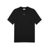 Drôle De Monsieur Black Classic Nfpm T-shirt With Logo Print In Cotton Blend Man In Black
