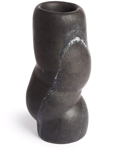 Bloc Studios Fatrolls Marble Vase In Black