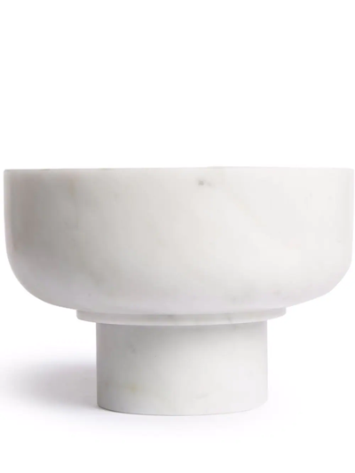 Bloc Studios Lotte Marble Bowl In White