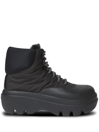 Proenza Schouler Black Storm Hiking Boots In 999 Black