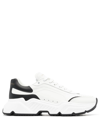 Dolce & Gabbana Men's Day Master Two-tone Chunky Runner Sneakers In Black White