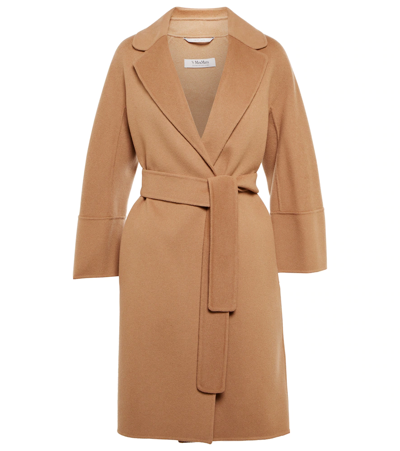 's Max Mara Arona Wool Coat In Brown