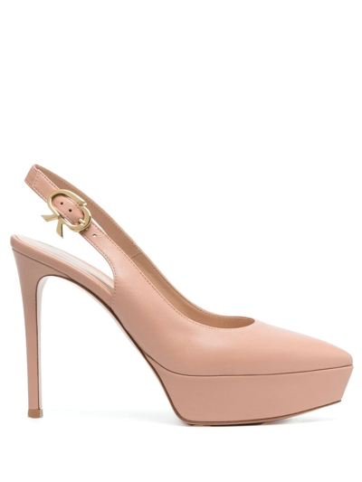 Gianvito Rossi Lea 85mm Pointed Pumps In Rosa