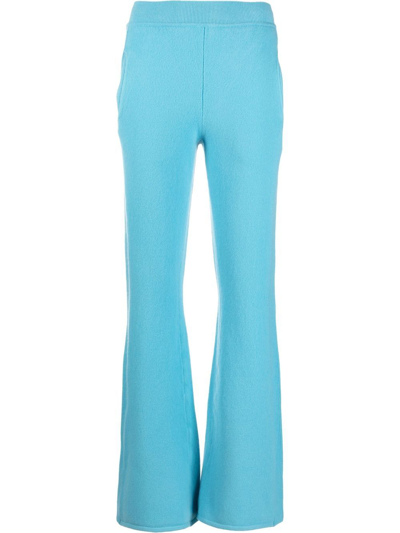 Alberta Ferretti Flared-leg Cut Trousers In Blau