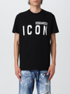 Dsquared2 Icon T-shirt In Cotton In Black