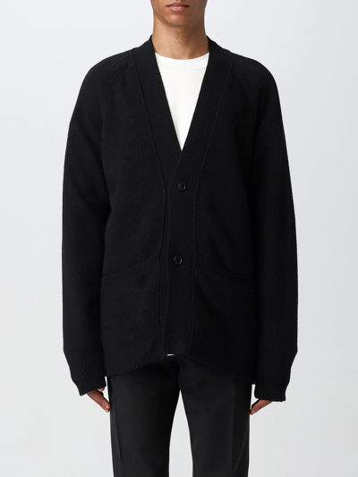 Daniele Alessandrini Cardigan Scollo A V E Chiusura Con Bottoni Uomo  Fm909764205 Nero In Black