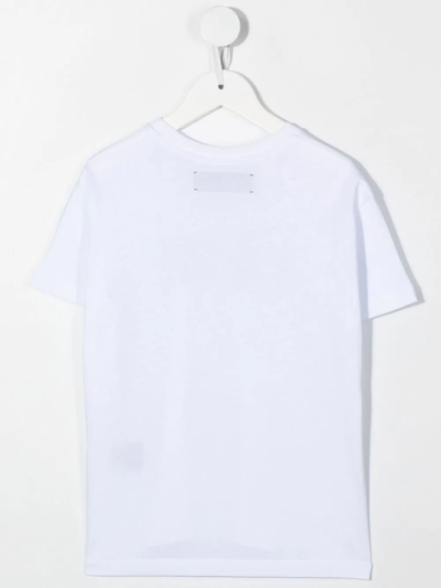 Amiri Logo-print Cotton T-shirt In Weiss