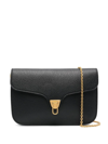 COCCINELLE PEBBLED-TEXTURED CROSSBODY BAG