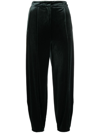 Blanca Vita Poncircus Tapered-leg Trousers In Grün