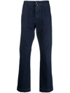 JACOB COHEN MID-RISE STRAIGHT-LEG JEANS