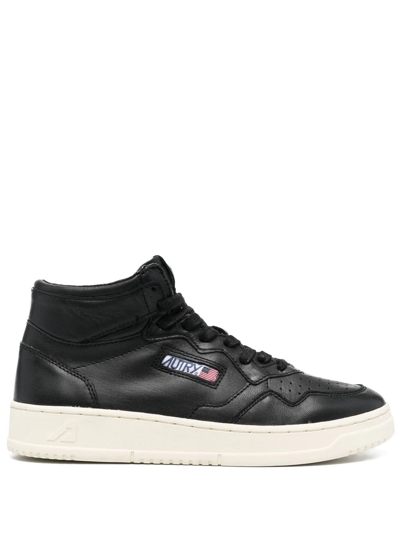 Autry High-top Lace-up Sneakers In Schwarz