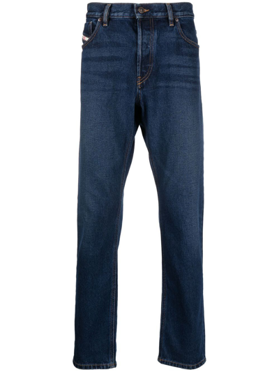 Diesel Mid-rise Slim-fit Jeans In Denim