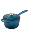 Le Creuset 1.75-quart Signature Cast Iron Saucepan In Lapis