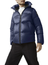 Canada Goose Black Disc Crofton Packable Puffer In Blue