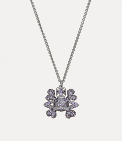 Vivienne Westwood Sirius Pendant Necklace In Silver