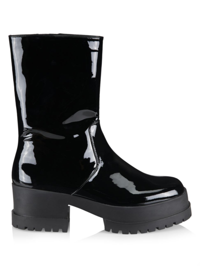 Clergerie Wilmerv 70mm Patent-leather Ankle Boots In Black