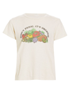 MOTHER WOMEN'S THE LIL GOODIE GOODIE COTTON GRAPHIC T-SHIRT