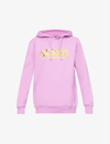 Alyx Logo-print Relaxed-fit Cotton-blend Hoody In Light Mauve
