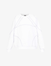 Saul Nash Rituals Oversized Cotton-blend Sweatshirt In White