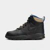 Nike Kids' Manoa Ltr (td) Boot In Black/black/sesame/game Royal