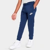 Nike Boys' Little Kids' Sportswear Club Fleece Jogger Pants In Midnight Navy/white