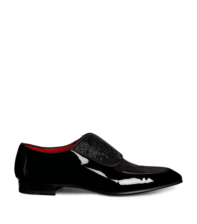 Christian Louboutin Lafitte Embellished Oxford Shoes In Red