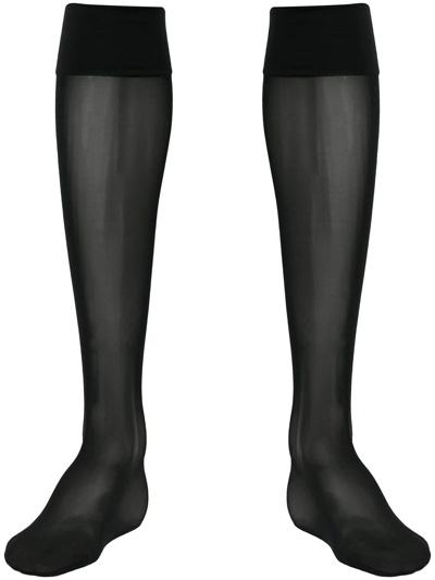 Wolford Individual 10 Knee High Tights In Multi-colored