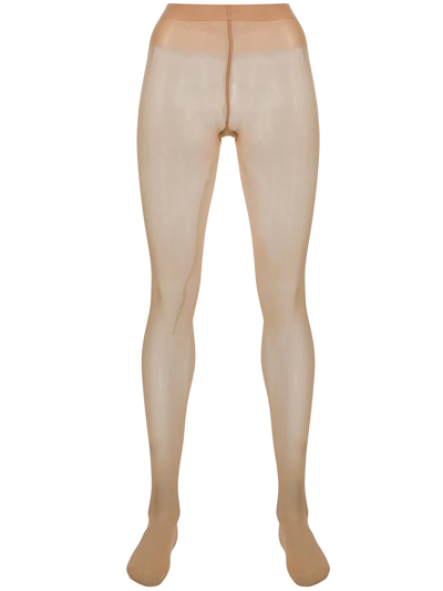 Wolford Individual 10 Tights In Neutrals