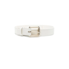 Chloé Edith Leather Belt In White