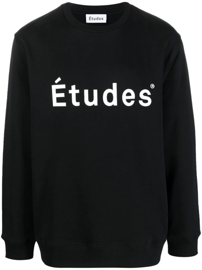 ETUDES STUDIO LOGO-PRINT ORGANIC-COTTON SWEATSHIRT